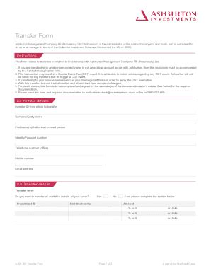 Ashburton Management Company RF Proprietary Limited .